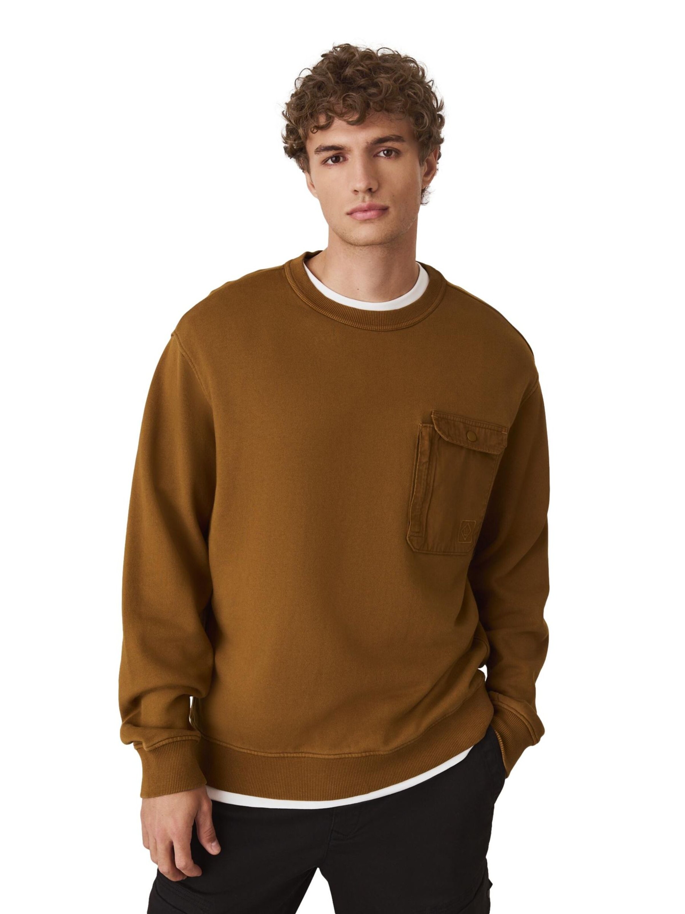 geltona Next Megztinis be užsegimo: priekis