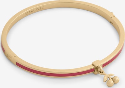 COACH Armband in One Size in gold / rot, Produktansicht