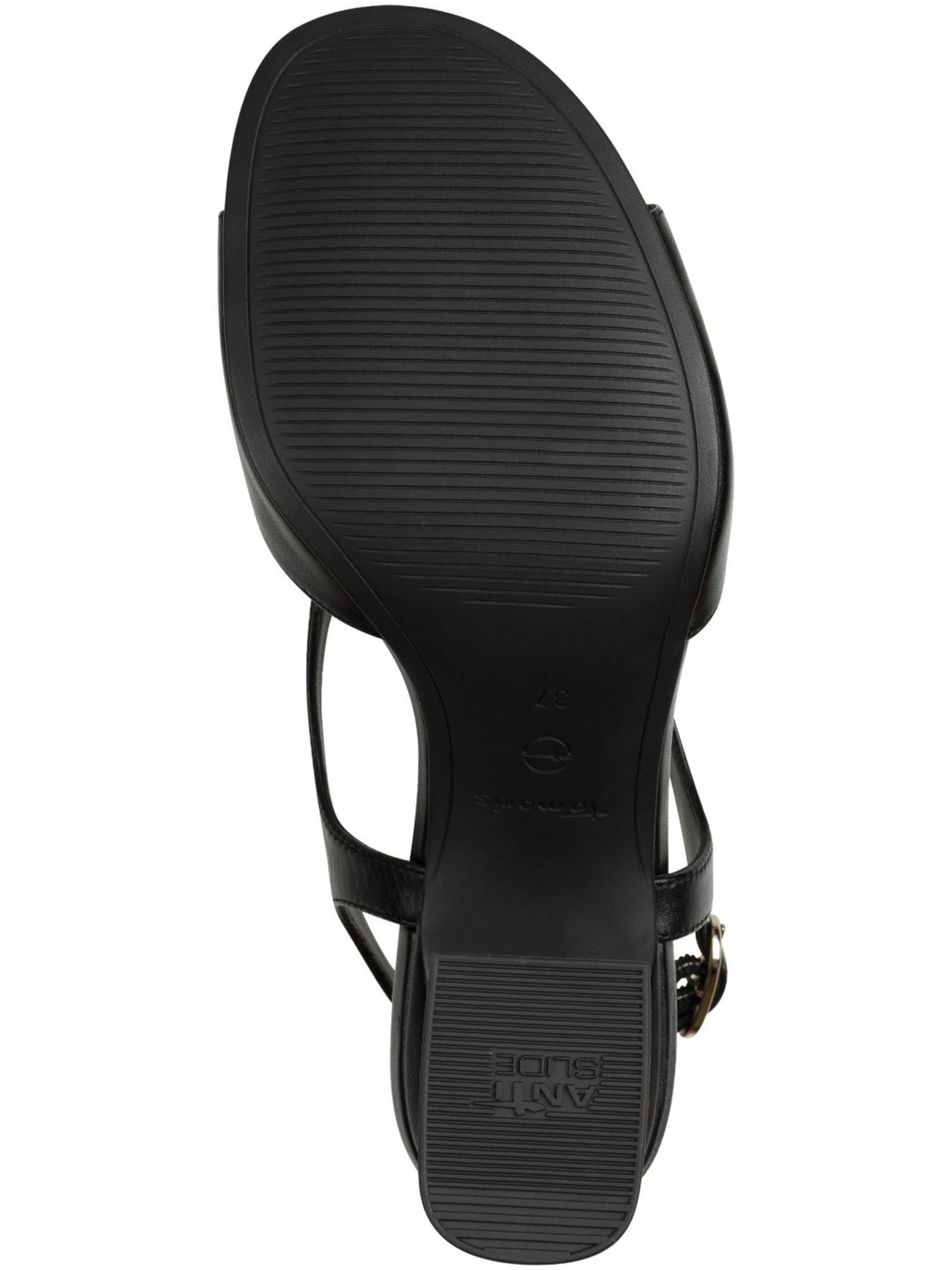 Sandales à lanières Tamaris en noir