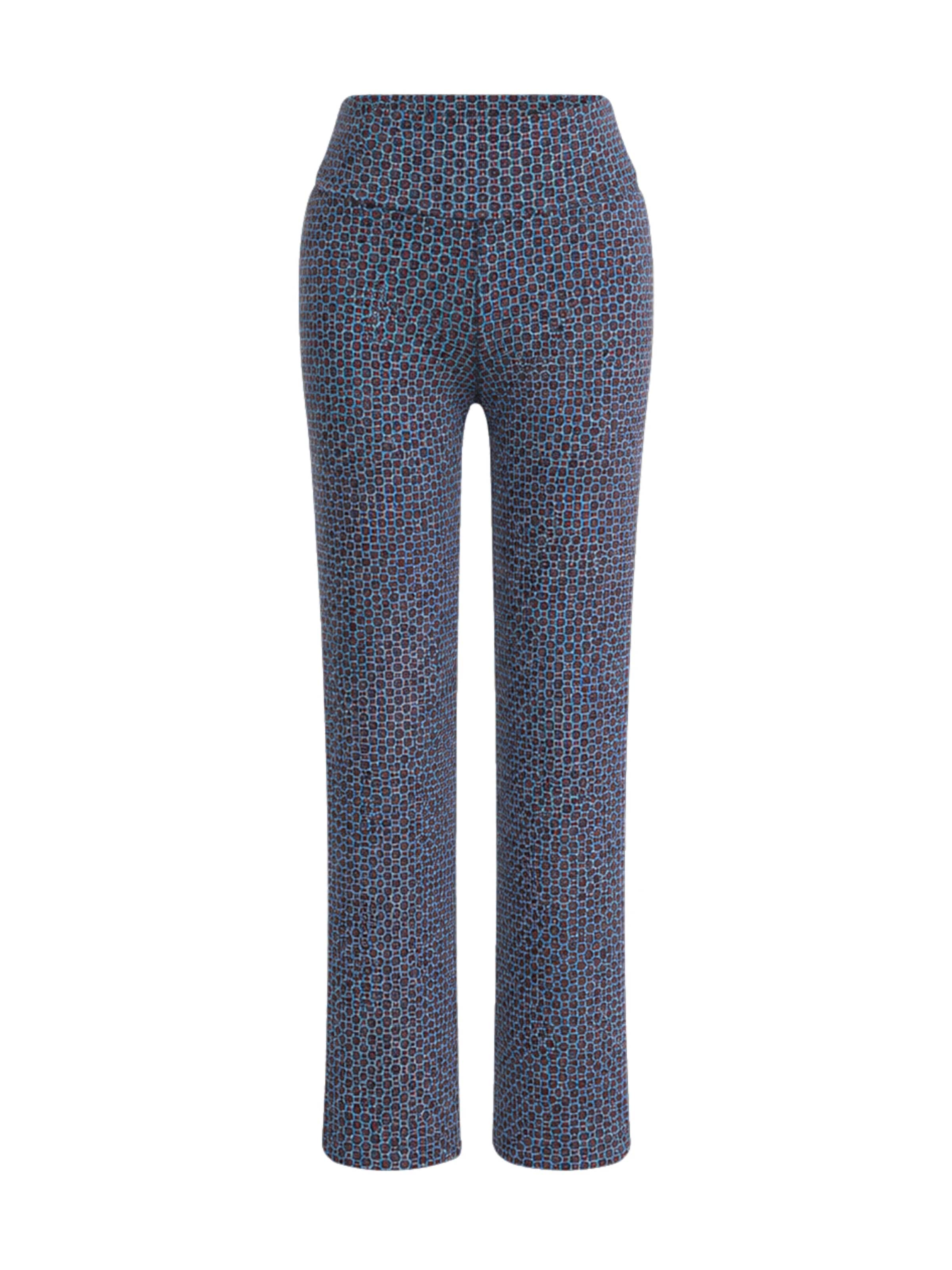 Leela COTTON Wide leg Pants 'Damen Bio-Baumwoll Komforthose' in Blue: front