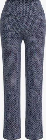 Leela COTTON Pants 'Damen Bio-Baumwoll Komforthose' in Blue: front