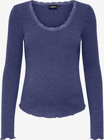 T-shirt 'Xena' Only Maternity en bleu : devant