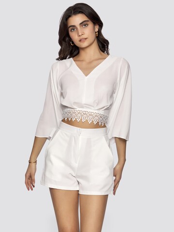 FRESHLIONS Blouse 'Miamore' in White: front
