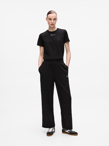 Regular Pantaloni de la Karl Lagerfeld pe negru