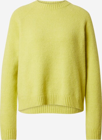 BOSS Sweater 'Febisan' in Yellow: front