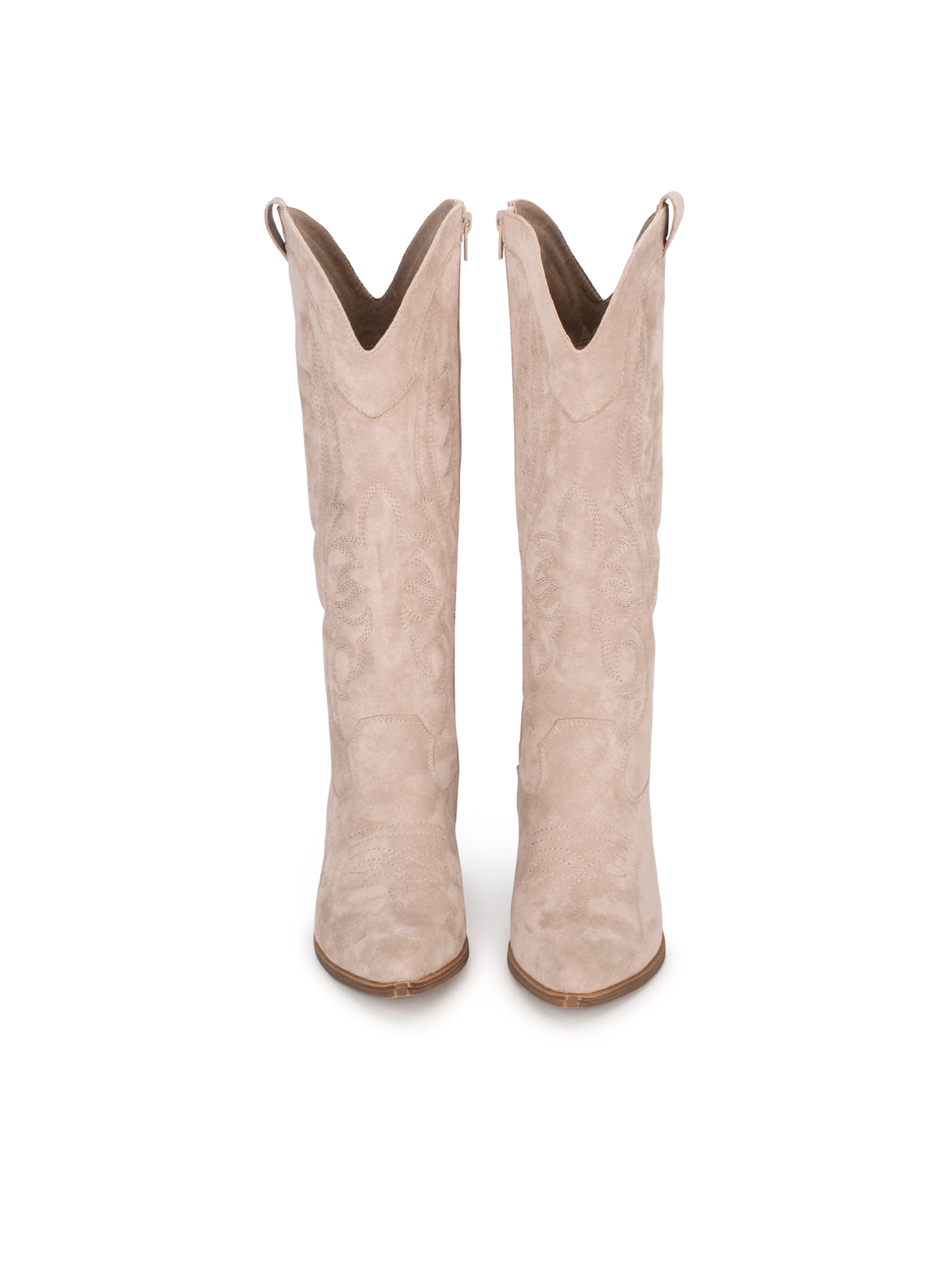 Bottes de cowboy 'Jill' POSH by Poelman en beige