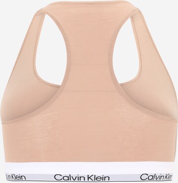 Bustieră Sutien de la Calvin Klein Underwear pe bej