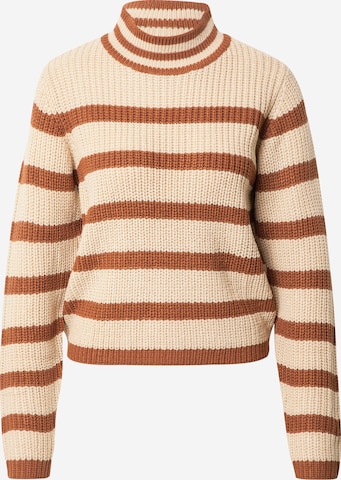 JDY Pullover 'JUSTY EVA' i beige: forside