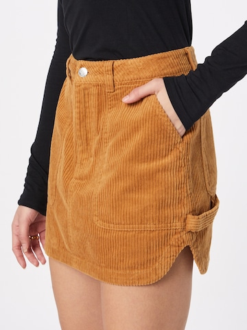 NEON & NYLON Skirt 'LASH' in Brown