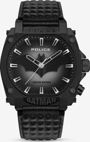 POLICE Analog Watch 'BATMAN' in Black: front