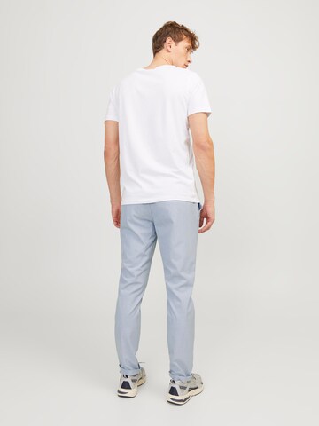 JACK & JONES Slimfit Chinobyxa 'Marco Connor' i blå