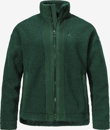 Schöffel Functionele fleece jas 'Kalmor' in Groen: voorkant
