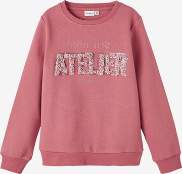 NAME IT Sweatshirt 'OTEL' i lilla: forside