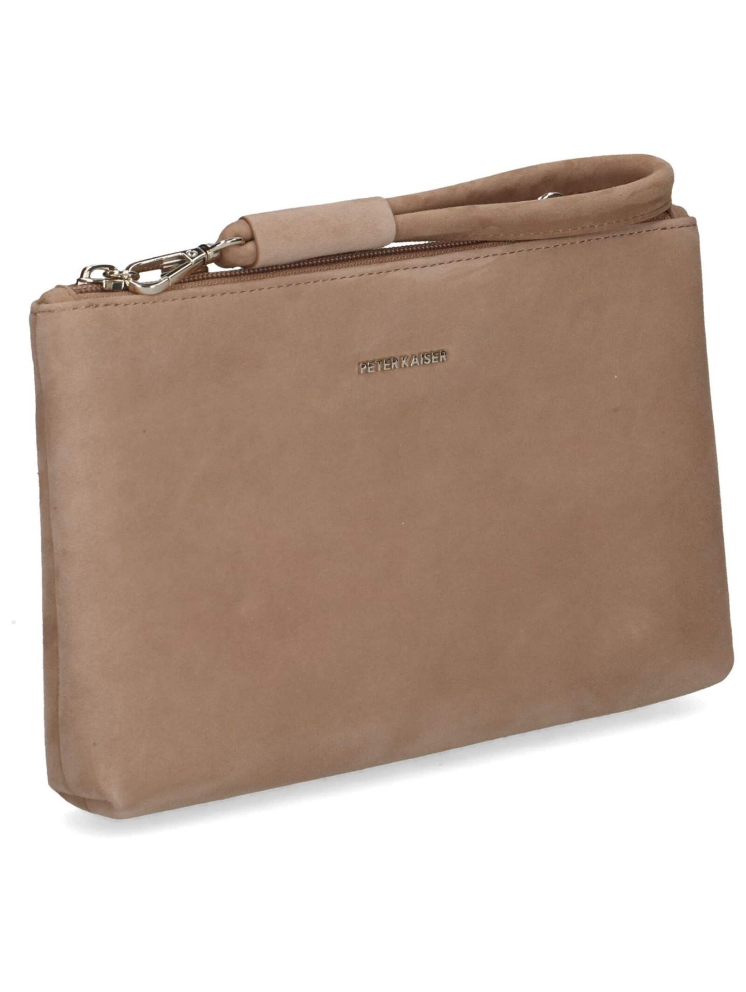 PETER KAISER Clutch in Braun: Vorderseite