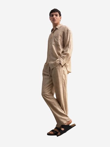 Giesto Comfort Fit Hemd in Beige