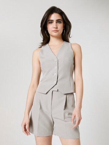 LENI KLUM x ABOUT YOU Suit Vest 'Fiona' in Grey: front