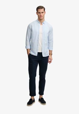 Superdry & Co Regular Fit Hemd in Blau