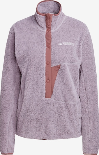 ADIDAS TERREX Sportsweatshirt 'XPLORIC' in braun / lila / weiß, Produktansicht