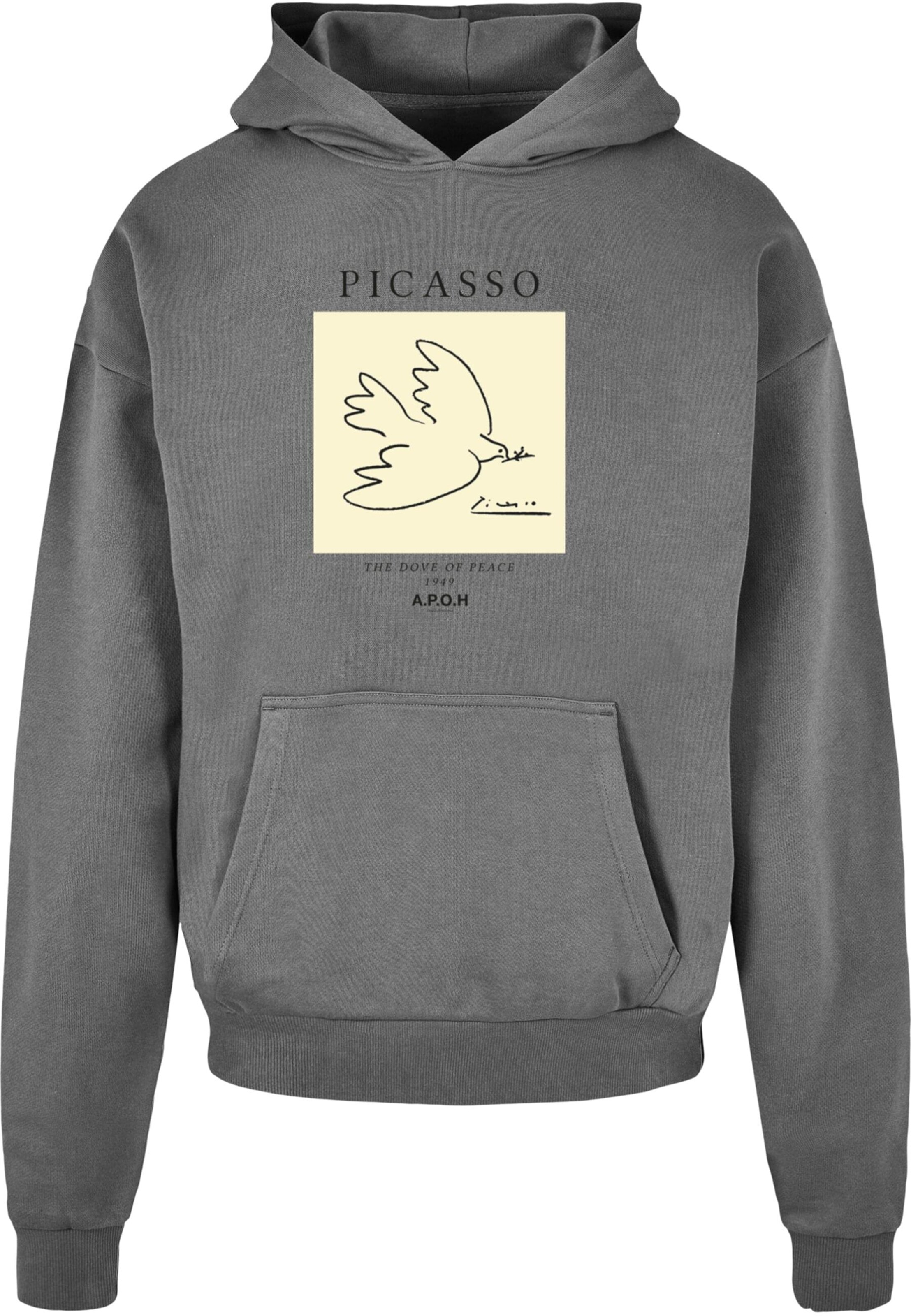 Sweat-shirt 'Picasso Dove' Merchcode en gris : devant