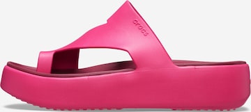 Crocs Varvastossut 'Getaway' värissä vaaleanpunainen: etupuoli