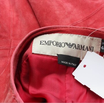 Emporio Armani Lederjacke / Ledermantel XS in Rot