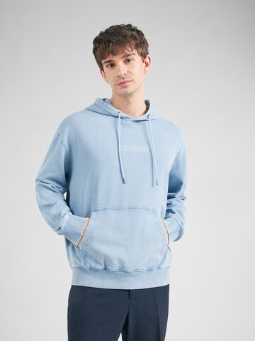 Felpa di GUESS JEANS in blu: frontale