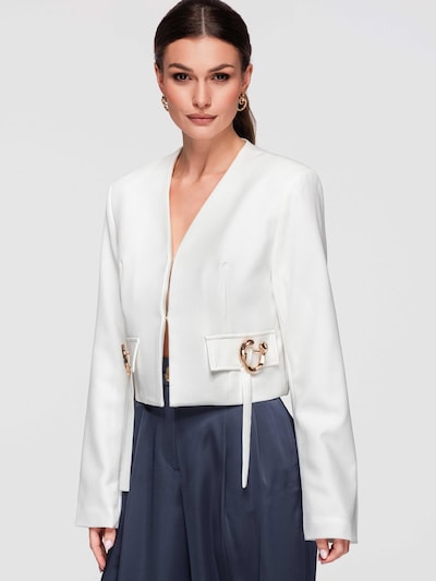 Ombre Blazer en 36 en blanc, Vue avec produit