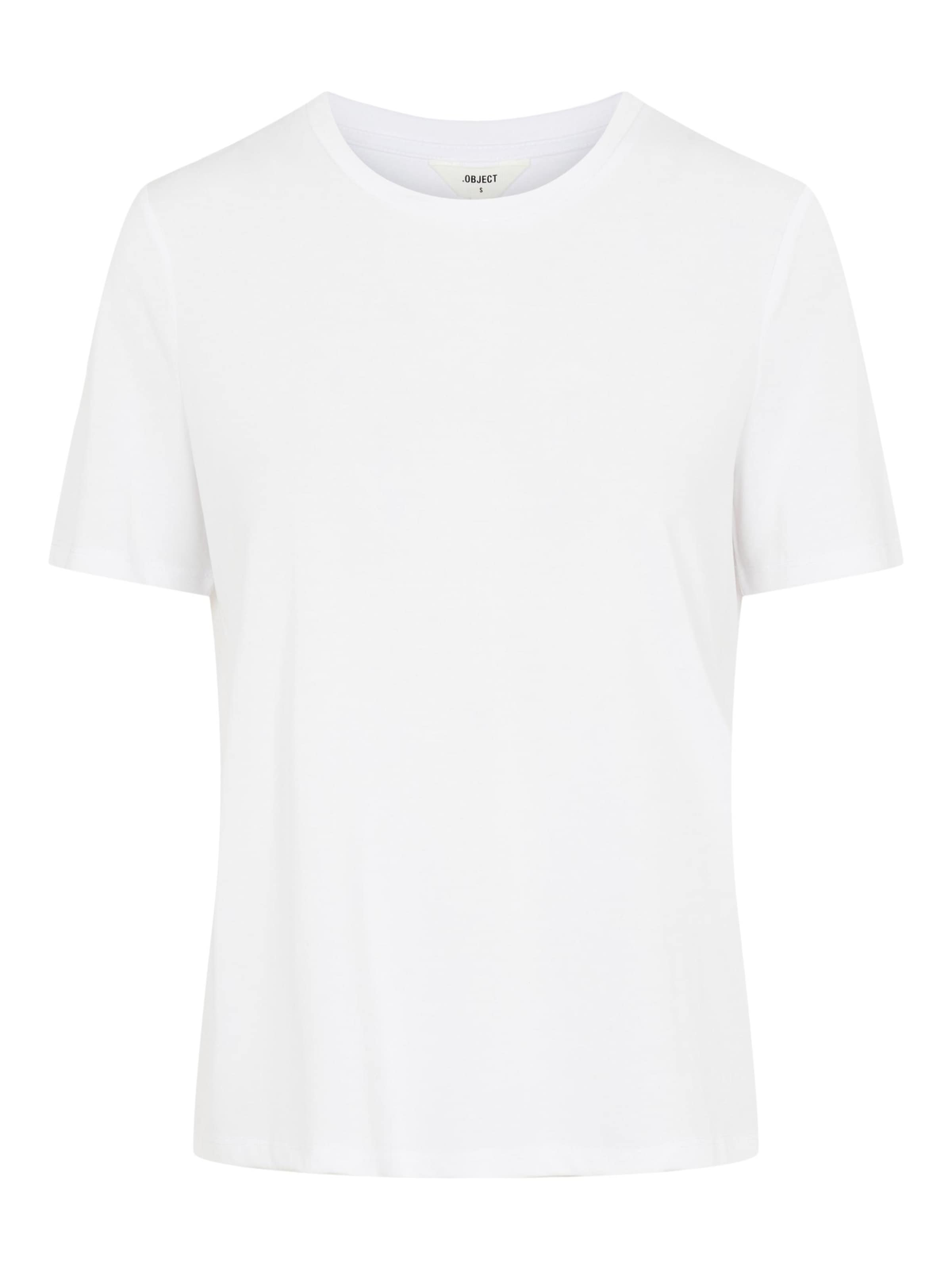 OBJECT Μπλουζάκι 'OBJAnnie' σε λευκό: μπροστά