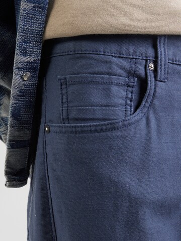SCOTCH & SODA Tapered Ráncos nadrág 'DOBBY' - kék