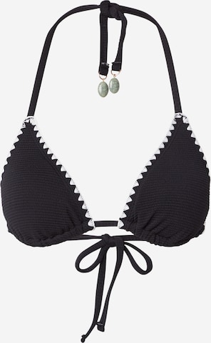 melns Hunkemöller Trijstūra formas Bikini augšdaļa 'Kenya': no priekšpuses