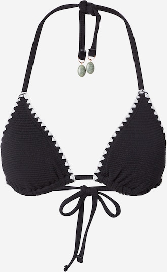 Bikinio viršutinė dalis 'Kenya' iš Hunkemöller, spalva – juoda / balta, Prekių apžvalga