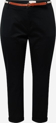 ONLY Curve Normální Chino kalhoty 'BIANA' – černá: přední strana