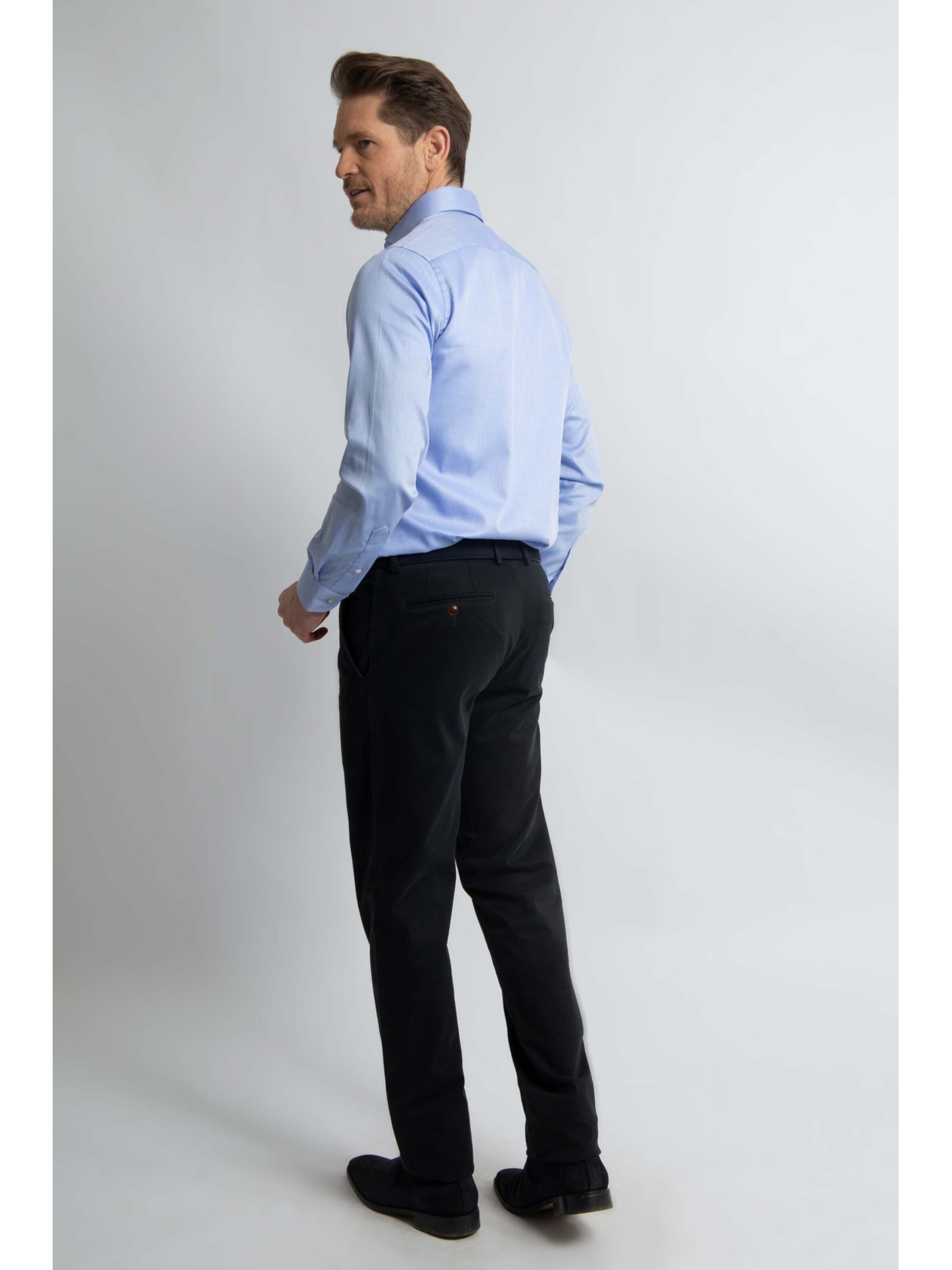 Steppin' out Regular fit Button Up Shirt in Blue