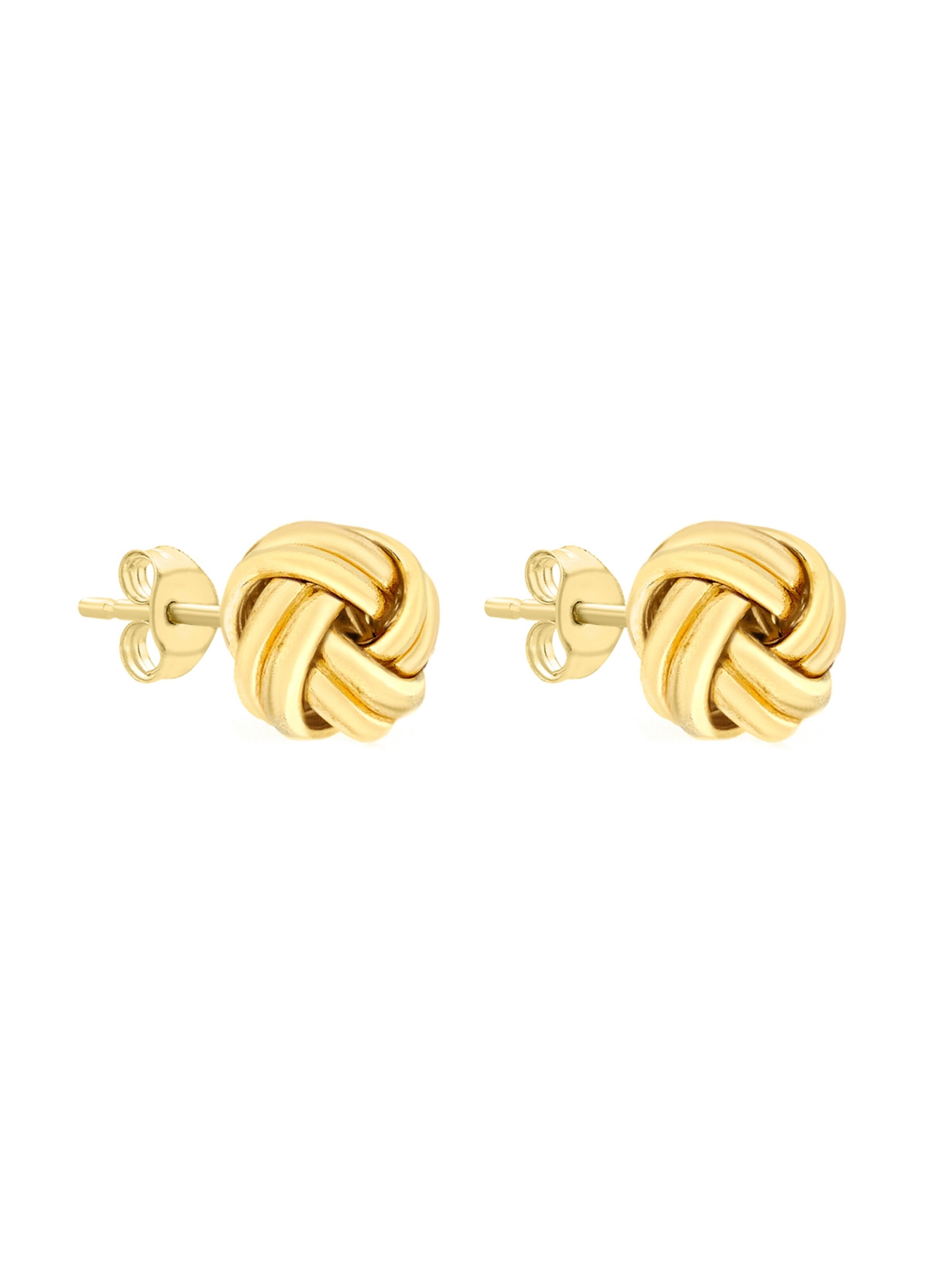 Lucardi Earrings 'Klassisch' in Gold