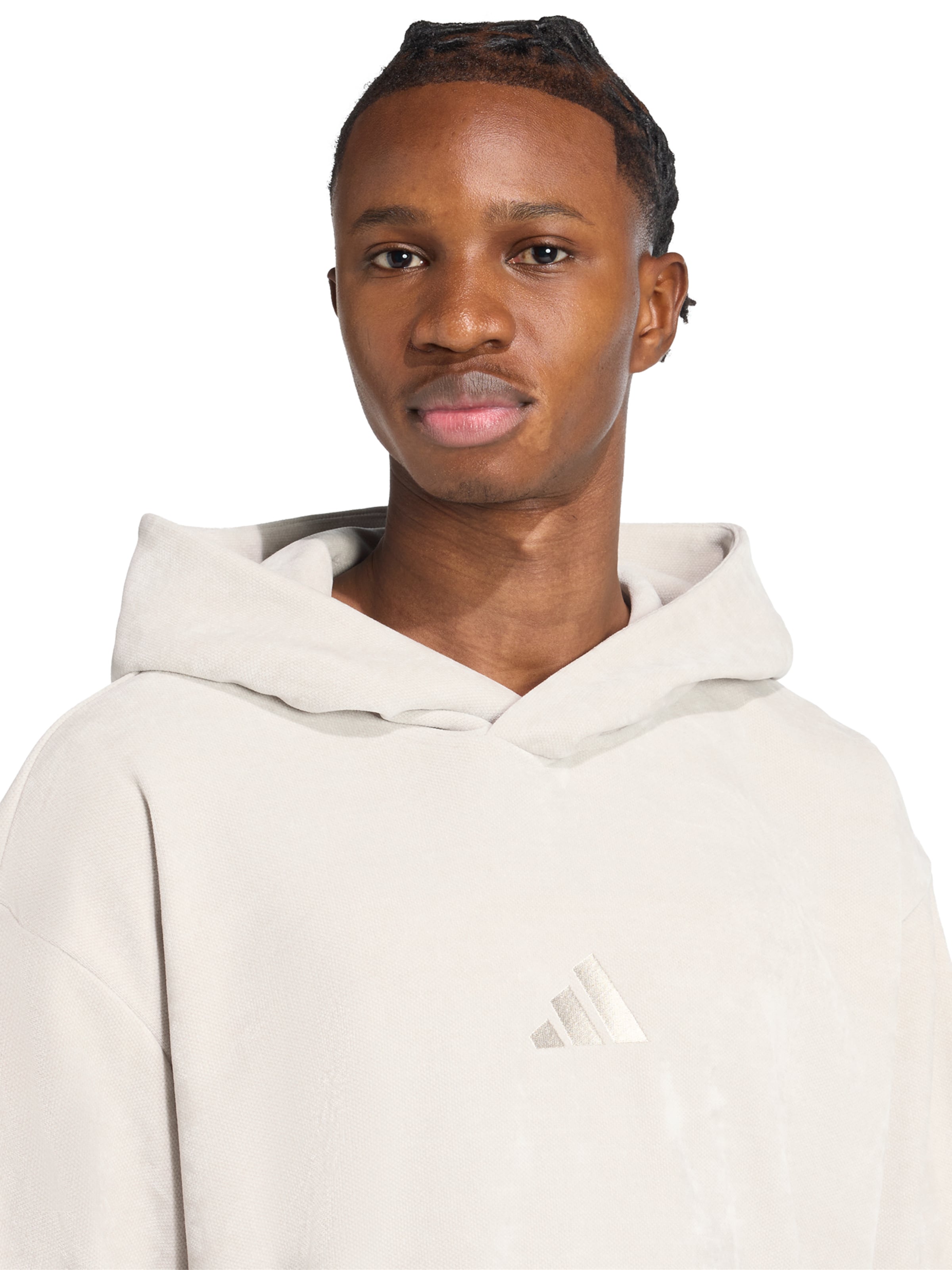 ADIDAS SPORTSWEAR Αθλητική μπλούζα φούτερ 'A SZN' σε μπεζ