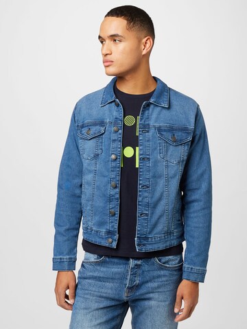 Only & Sons Between-Season Jacket 'Coin' in Blue: front