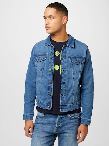 Only & Sons Between-season jacket 'Coin' in Blue: front