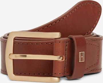 TOMMY HILFIGER Opasek 'DENTON 3.5' – hnědá: přední strana