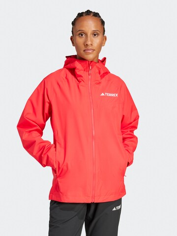 ADIDAS TERREX Outdoorjas in Rood: voorkant