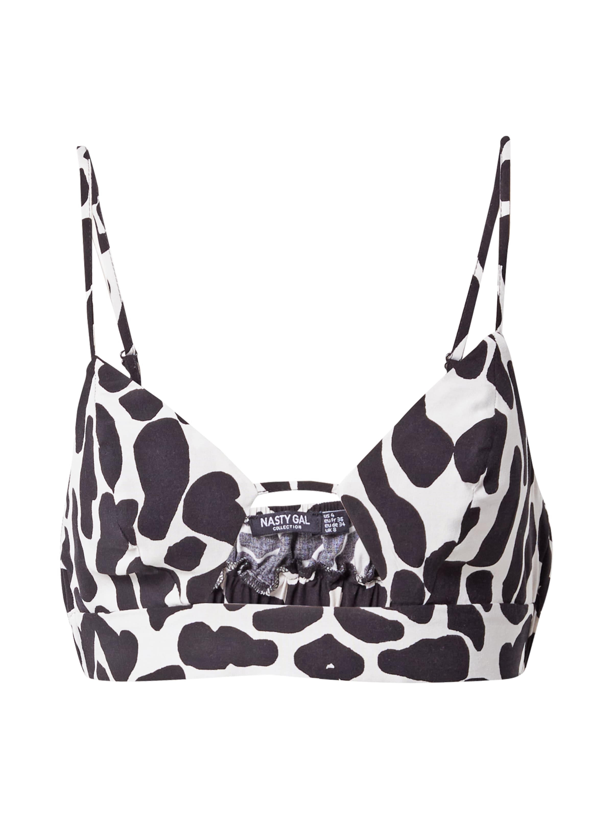 Nasty Gal Τοπ σε λευκό: μπροστά