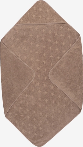 Serviette Müsli by GREEN COTTON en marron : devant