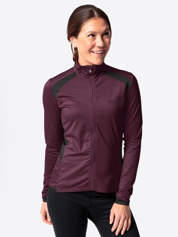 VAUDE Trikot 'W Posta LS TR II' in Lila: Vorderseite