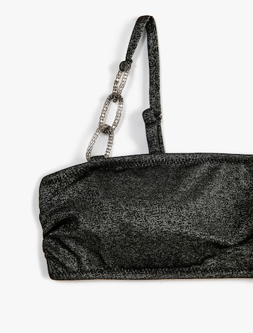 Koton Bandeau Bikinitop in Zwart