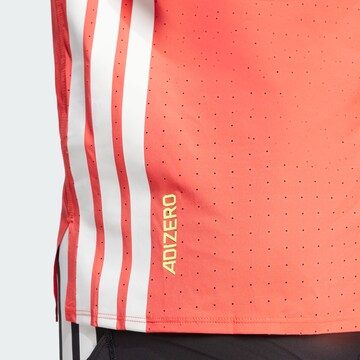 T-Shirt fonctionnel 'Adizero' ADIDAS PERFORMANCE en rouge