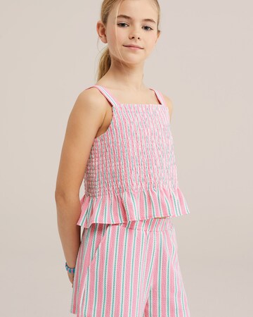 WE Fashion Top – pink: přední strana