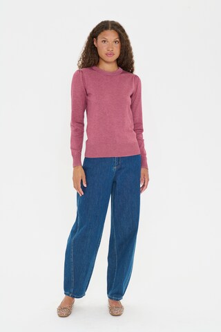 SAINT TROPEZ Pullover 'Mia' in Rot