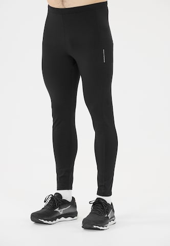 ENDURANCE Slimfit Sportbroek 'Strong' in Zwart: voorkant