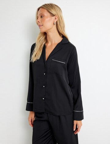 Koton Schlafshirt in Schwarz