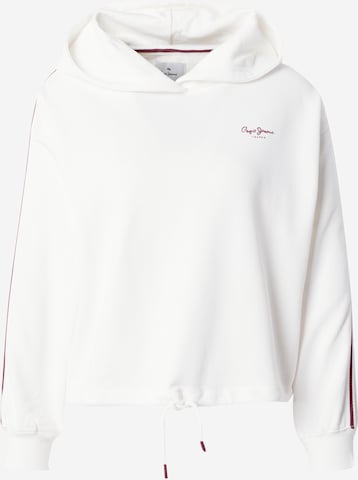 Pepe Jeans Sweatshirt 'BIBI' in Weiß: predná strana