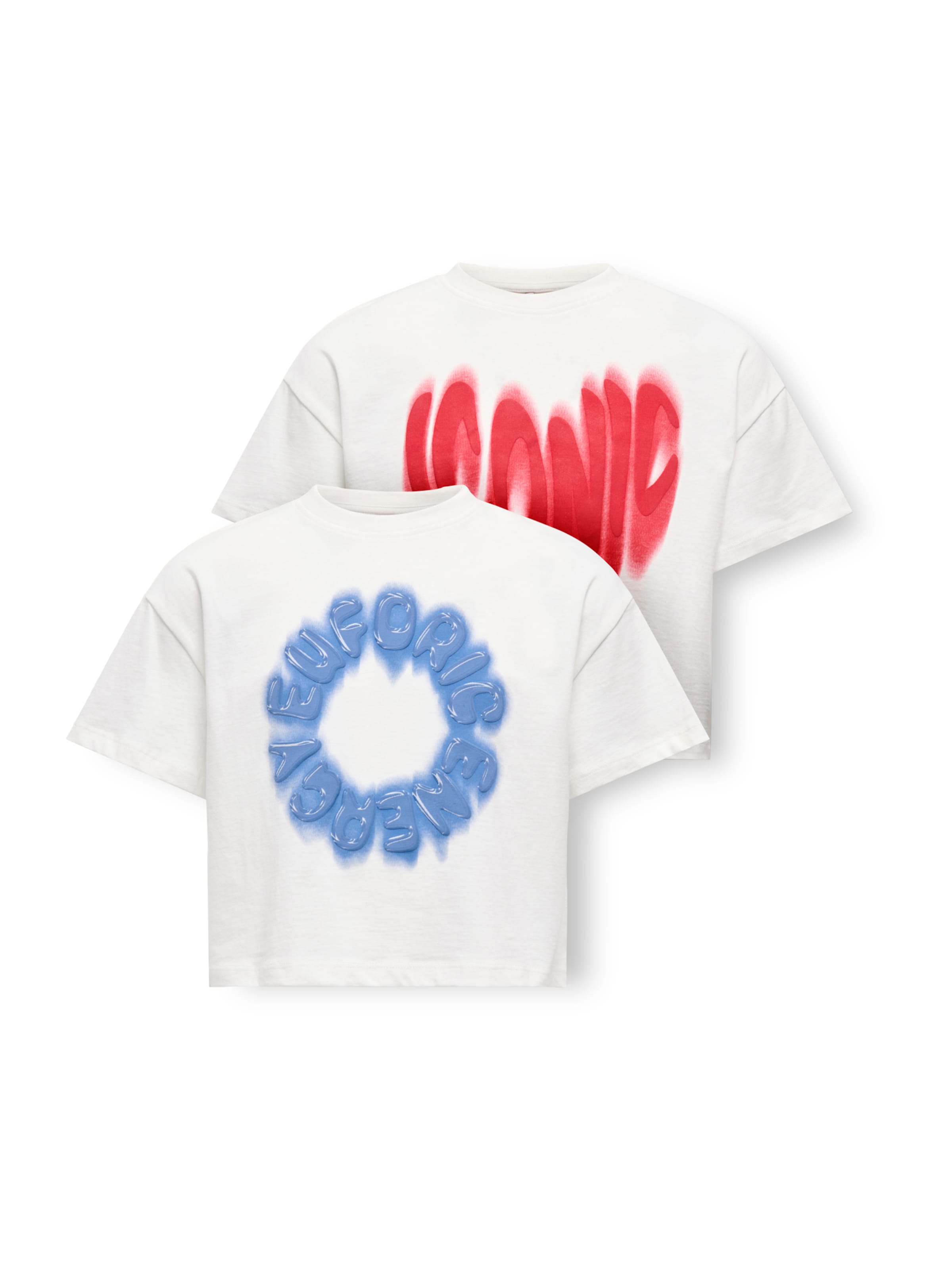 balts ONLY GIRLS T-Krekls 'KOGDAPHNE': no priekšpuses